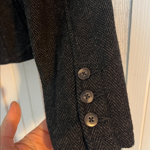 Free People│37% Wool Jacket tweed blazer size 10 - Picture 3 of 7